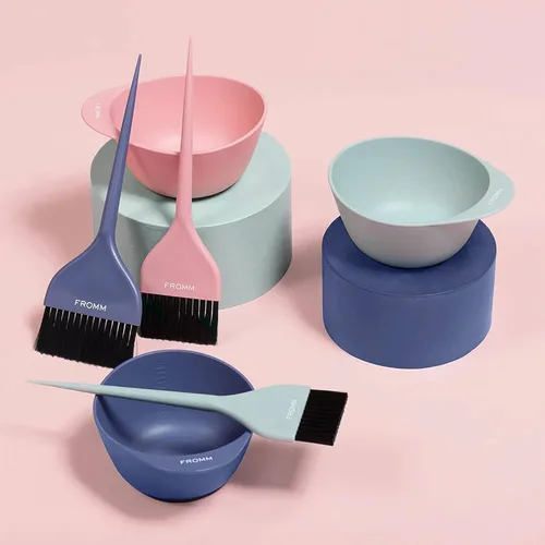 Miniatura 3 de Fromm Color Studio - Cuencos para mezclar color de cabello, tinte para el cabello, blanqueador y tratamientos con base de goma a prueba de derrames
