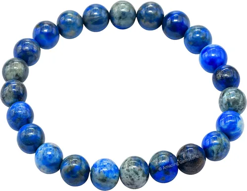 Miniatura 724 de Amazing Gemstone Pulsera de cristal para mujeres y hombres, pulsera de cristal curativo de protección, pulsera elástica con cuentas de piedras