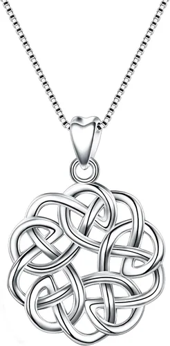 EVER FAITH Collar con colgante simple de plata de ley 925, joyería para mujer, regalo significativo para hija de mamá, regalos de joyería para mamá