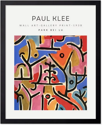 Miniatura 103 de Poster Master Póster vintage de Paul Klee – Impresión retro de cómicos – Arte de dibujo – Arte abstracto – Regalo para hombres y mujeres – Estilo-09