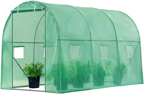 Miniatura 16 de VIVOSUN Invernadero portátil para caminar de 49 x 49 x 63 pulgadas, con cubierta de PVC y base desmontable, emergente instantáneo y plegable, mini