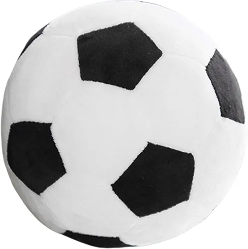 Miniatura 5 de Almohada rellena forma de fútbol almohada de tiro de fútbol lavable para decoración de dormitorio y sofá