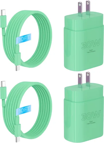 Miniatura 11 de Cargador para iPhone 17 16 15 cable de carga rápida de 10 pies, bloque de cargador USB C de 30 W para i Phone 15 16 16e 17 Air Plus Pro Max/iPad