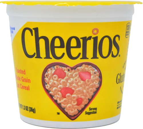 Miniatura 2 de Cheerios Desayuno Cereal, Seis tazas de 1.3oz (paquete de 6)