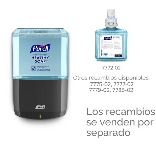 Miniatura 8 de PURELL ES8 Dispensador automático de jabón, grafito, para repuestos de jabón PURELL ES8 Healthy Soap de 40.6 fl oz (paquete de 1) - 7734-01