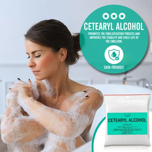 Miniatura 6 de Alcohol cetearílico - para cosméticos caseros, lápices labiales, barras de mantequilla corporal, lociones de manos, acondicionadores