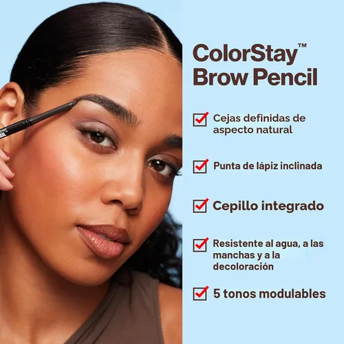 Miniatura 4 de Revlon ColorStay lápiz para cejas, Rubia