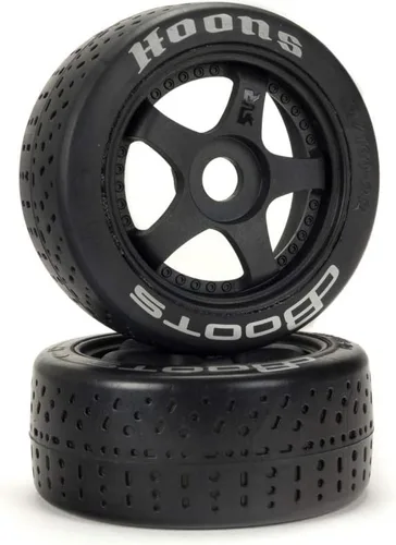Miniatura 2 de ARRMA Dboots Hoons 42/100 2.9 Neumáticos de velocidad RC con banda y engomado con inserciones de espuma, montados en ruedas Aero Dish negras