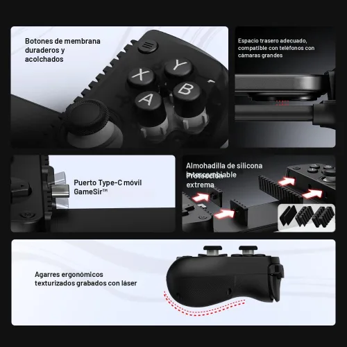 Miniatura 5 de GameSir X5 Lite Mobile Gaming Controller for Android & iPhone 15/16 Series (USB-C), Hall Effect Joystick, Lightweight Ergonomic Phone Controller