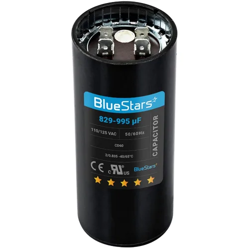 Miniatura 16 de [[Listado UL] BlueStars 108-130 uF MFD 110-125 VCA voltios ±20% 50/60 Hz CD60 Condensador de arranque redondo AC Pieza de repuesto eléctrico