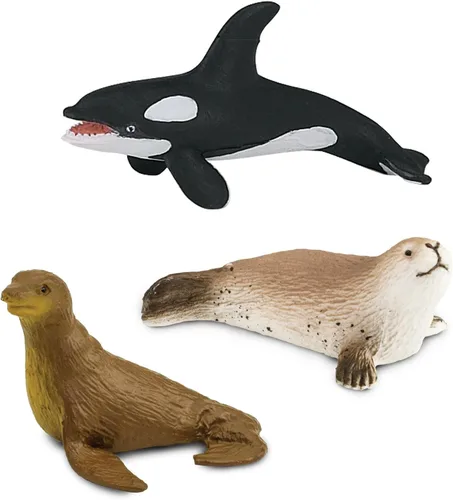 Miniatura 5 de Safari Ltd. Antarctica Toob - Figuras de juguete de pingüinos, ballenas, focas y más, juego educativo divertido para niños, niñas y niños mayores