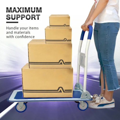 Miniatura 6 de Carro de plataforma Wellmax Azul