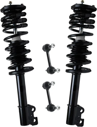 Miniatura 15 de Detroit Axle - Kit de puntales delanteros para Jeep Grand Cherokee 2005-2010 2006-2010 Commander 2007 2008 2009, 2 montajes rápidos de 2 barras