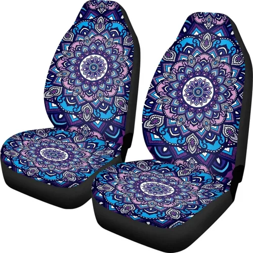 Miniatura 25 de 250 Years Car Seat Covers Set of 2 Eagle Flag Car Seat Cover Protector Front Seats Patriotic Auto Interior Accessories Stretch Polyester Fabric
