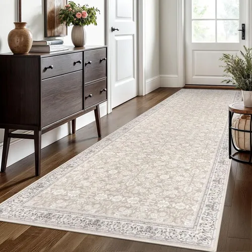 Miniatura 37 de SIILOOM Alfombra antideslizante de pasillo moderna de 2 x 5, súper suave, para pasillos, decoración para cocina, alfombras para pasillos sin 2-Verde