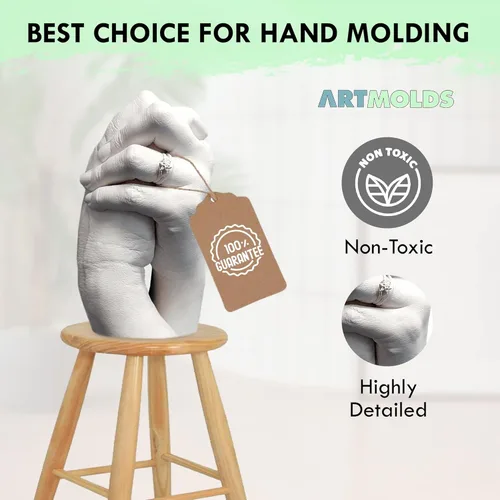 Miniatura 6 de LifeMold, alginato, material de moldeado apto para la piel, 1 libra.