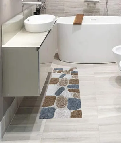 Miniatura 9 de THE BEER VALLEY Alfombra de baño antideslizante de 24 x 60 pulgadas, suave y absorbente, alfombra de baño grande antideslizante para suelos