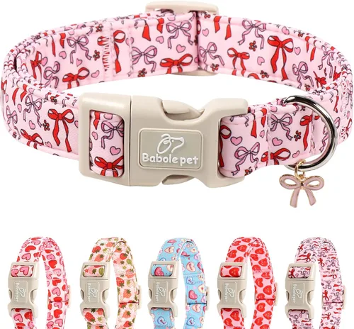 Miniatura 40 de Collar de otoño para perro, lindo collar de cachorro con hojas de otoño, ligero, cómodo, ajustable, para mascotas pequeñas, medianas y grandes