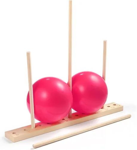 Miniatura 6 de Auihiay Regla de medición de globos de madera ajustable de 12 tamaños, herramienta de medición para decoraciones de globos, arcos, columnas