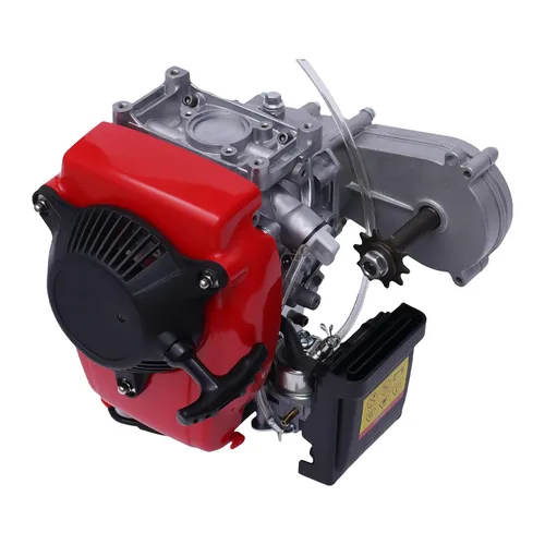Miniatura 4 de Kit de motor de gasolina de 4 tiempos y 53 cc, motor motorizado de bicicleta de gasolina de gasolina, motor de doble cadena refrigerado por aire