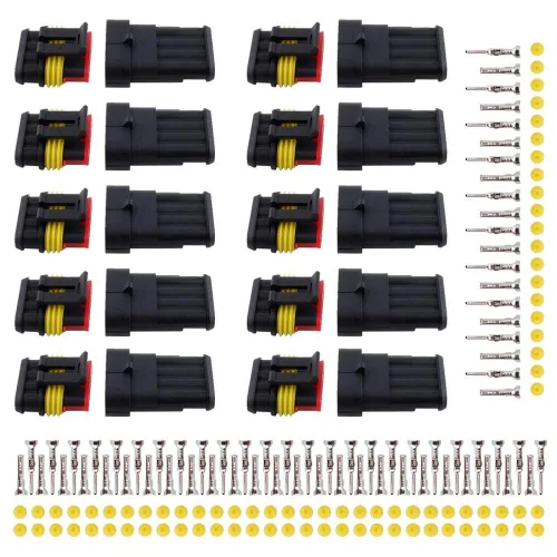 Miniatura 14 de MUYI - Conector de terminal de serie de cable impermeable de 1.5mm (Conector de 1-4 pines (384 piezas))