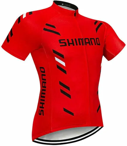 Miniatura 2 de Camiseta de manga corta para hombre, ciclismo y cremallera, para bicicleta