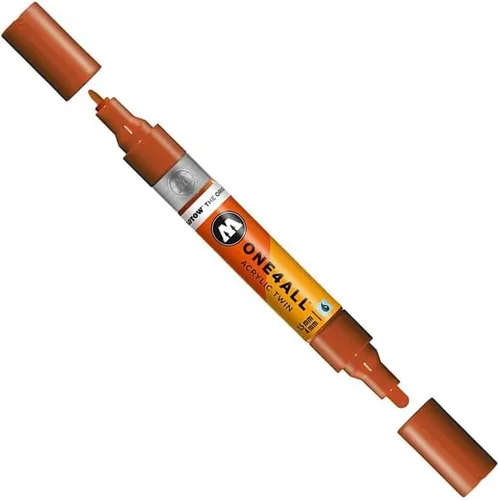 Miniatura 14 de Molotow ONE4ALL - Marcador acrílico de doble bomba, puntas de 0.059 in y 0.157 in, luz Amazonas, 1 cada uno (227.423)