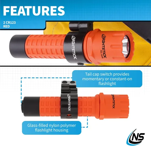 Miniatura 4 de Nightstick FDL-300R-K01, luz táctica para incendios con soporte de casco multiángulo