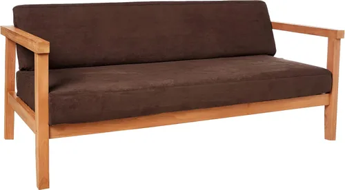 Miniatura 15 de SURE FIT funda para silla con alas y cojín en T de gamuza suave, de una pieza, ajuste relajado, poliéster, lavable a máquina, color chocolate