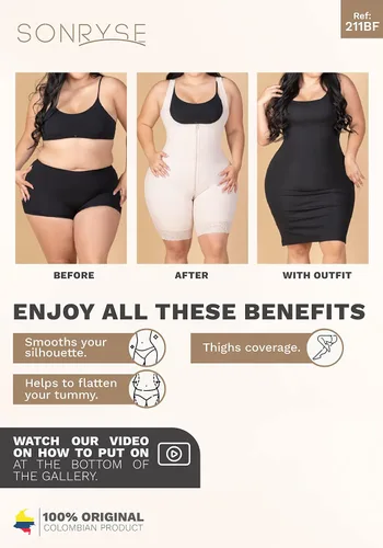 Miniatura 5 de Sonryse Fajas Colombianas Postparto BBL Stage 2 Post Surgical Compression Garments for Women