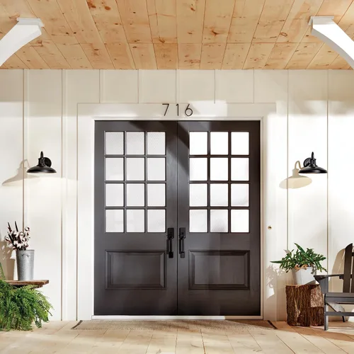 Miniatura 5 de KICHLER Allenbury - Lámpara de pared para exteriores de 12 pulgadas con textura negra