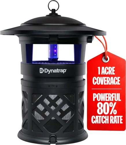 Dynatrap DT2030SR Trampas para Moscas al Aire Libre – Asesino de Mosquitos y de Insectos Voladores para 1 Hectárea – Mata Mosquitos, Moscas,