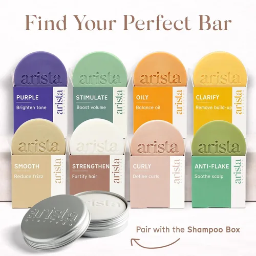 Miniatura 9 de Barra de champú con cabello rizado, aceite de almendras dulces, polvo de fruta Reetha y manteca de karité, hidratante para cabello rizado