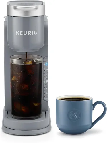 Miniatura 13 de Keurig K-Iced Cafetera de Una Sola Porción – Botón Brew Over Ice, Diseño Compacto, Regalo Perfecto para las Fiestas para los Amantes del Café Gris