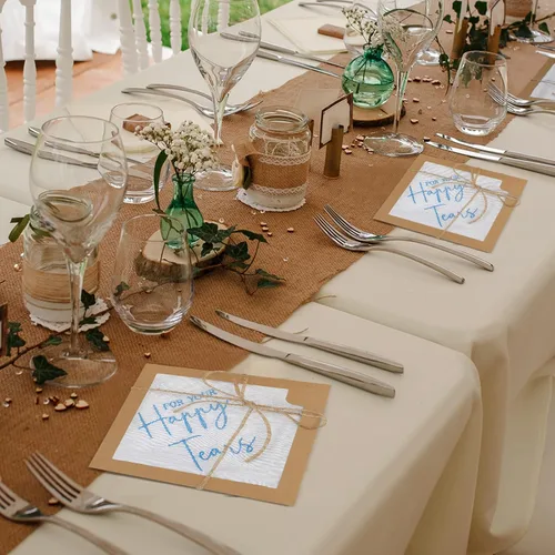 Miniatura 6 de 12 juegos de pañuelos de boda bordados con bordes de encaje festoneados, divertidos regalos de boda para el día de la boda novia