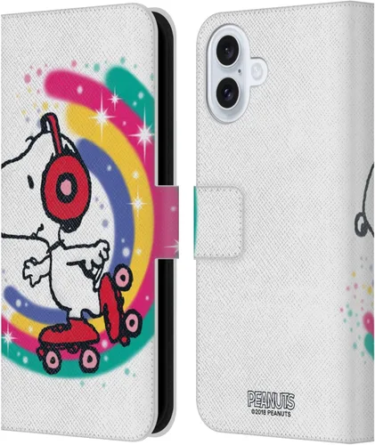 Miniatura 121 de Head Case Designs Funda de piel con licencia oficial de Peanuts Beach Surf Snoopy Boardwalk Airbrush compatible con Apple iPhone 11