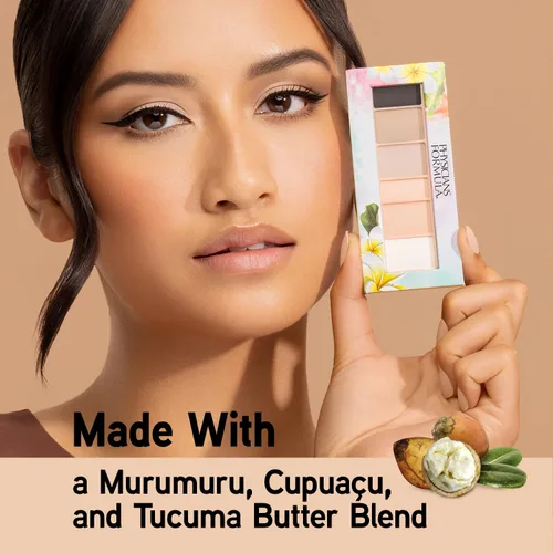 Miniatura 5 de Paleta de sombras de ojos de Physicians Formula Matte Monoi Butter Sombra de ojos natural mate tonos nude sonrojados, para piel sensible, Desnudos