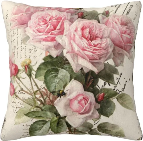 Miniatura 10 de VARUN Fundas de almohada vintage de árboles de pagoda china con patrón floral sin costuras, diseño chino azul dibujado a mano, fundas de almohada