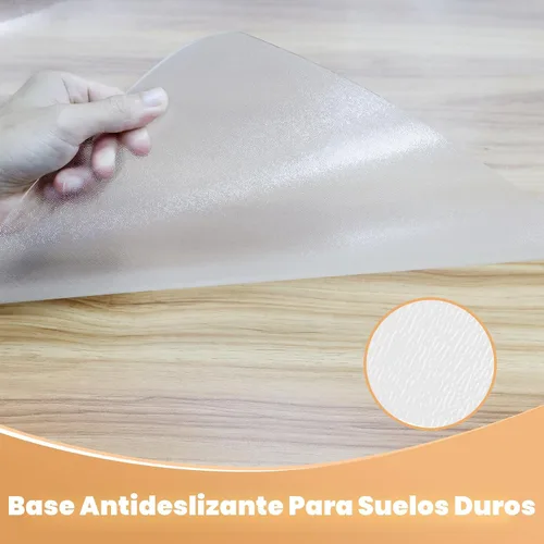 Miniatura 7 de KMAT Alfombrilla para Silla de Oficina, Alfombrillas de Deslizamiento Fácil para Suelos de Madera Dura y Baldosas, Alfombrilla para Silla Rodante