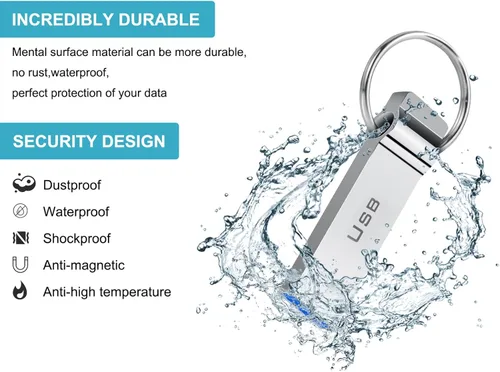 Miniatura 6 de Unidad Flash USB de 230GB Impermeable Memoria USB de Alta Velocidad Unidad de Memoria de 230GB Almacenamiento Ultra Grande Unidad de Memoria