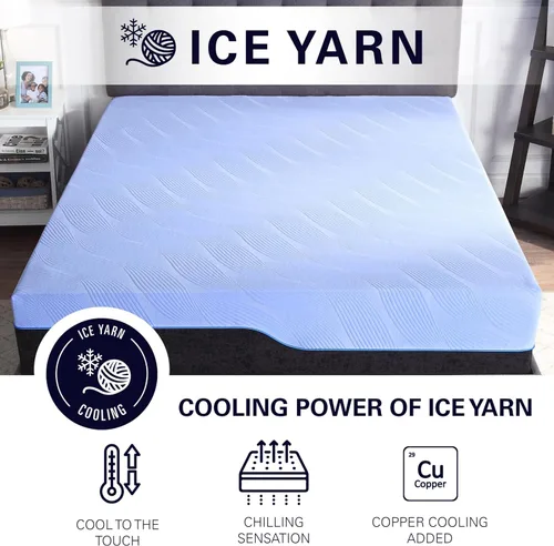 Miniatura 6 de 12 Inch Twin XL Size Hybrid Mattress, Bed in a Box with Cooling Gel Memory Foam & Individually Wrapped Pocket Coils, Quality Comfort and Adaptive