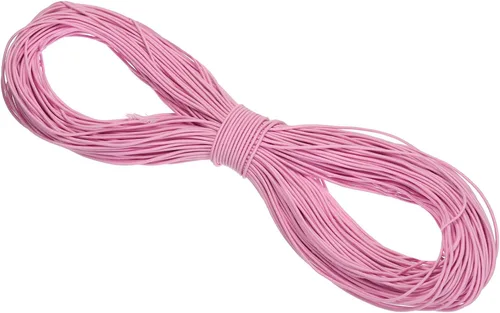 Miniatura 18 de PATIKIL Cuerda elástica elástica de 109 yardas (328.1 ft), cuerda elástica pesada de 0.059 in, albaricoque para manualidades, correas de gancho