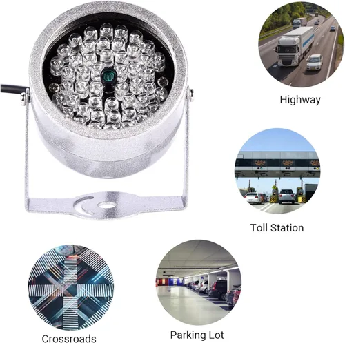 Miniatura 4 de Luces de inundación infrarrojos infrarrojos del CCTV de la visión nocturna infrarroja del IR 48 LED IR luces de inundación para la cámara CCTV