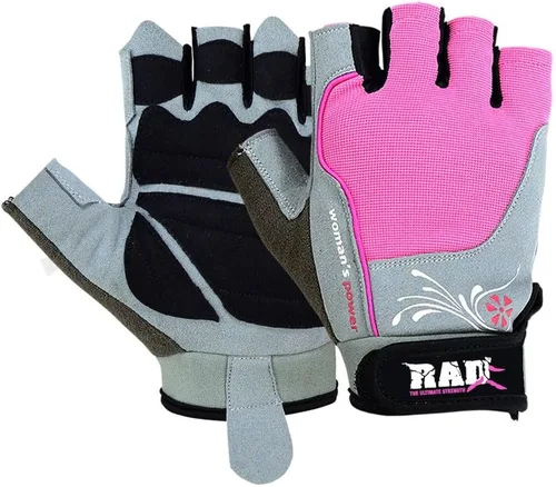 Miniatura 7 de RAD Guantes de levantamiento de pesas Entrenamiento de gimnasio Mujeres Guantes de fitness Correas de cuero