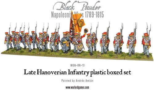 Miniatura 2 de Black Powder Late Napoleonic Hanoverian Line Infantry Regiment 1:56 Military Wargaming Plastic Model Kit