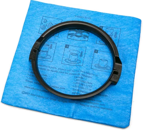 STANLEY Filtro de tela azul reutilizable con anillo de abrazadera 19-1500 para aspiradoras húmedas/secas de 5-6 galones, bolsa de filtro compatible