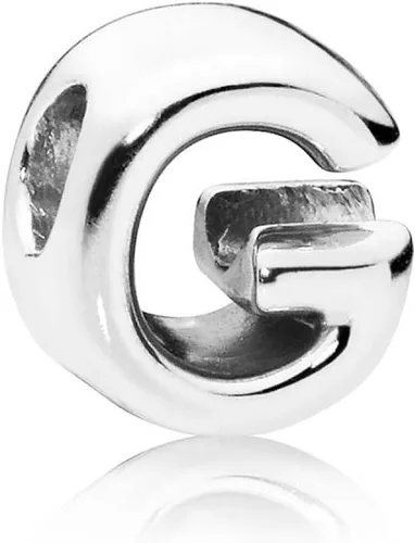 Miniatura 25 de Colgante de plata de ley 925 con letra PANDORA