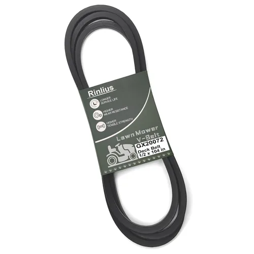 Cinturón de cubierta de cortacésped GX20072 para John Deere LA105 LA115 L110 D110 L100 L130 L1742 D100 D120 D130 GY20570 42 pulgadas para