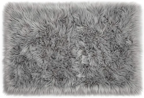 Miniatura 33 de LOCHAS Alfombra mullida ultrasuave, alfombra de pelo sintético de oveja, para el dormitorio, para colocar junto a la cama, para la sala
