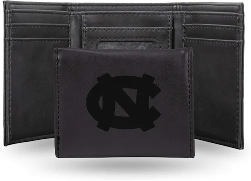 Miniatura 34 de NCAA Rico Industries - Billetera triple grabada con láser, con grabado láser, accesorio para hombre